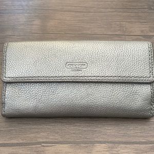 Grey coach wallet